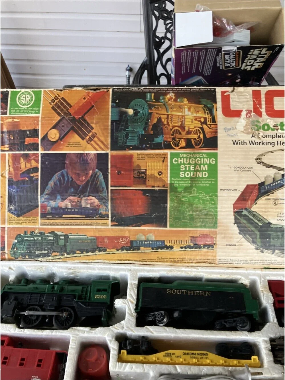 Vintage Lionel Southern Express #12033 O27 Gauge Electric Train Set Complete Box